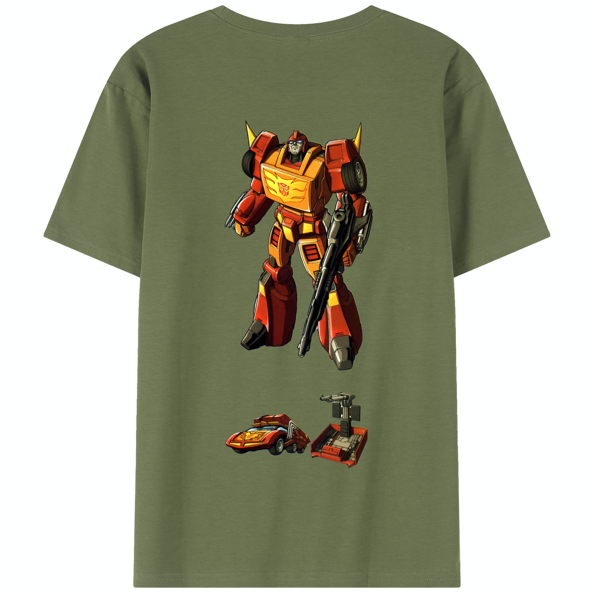 （画像用）  綿100％半袖Tシャツ（背面プリント）
